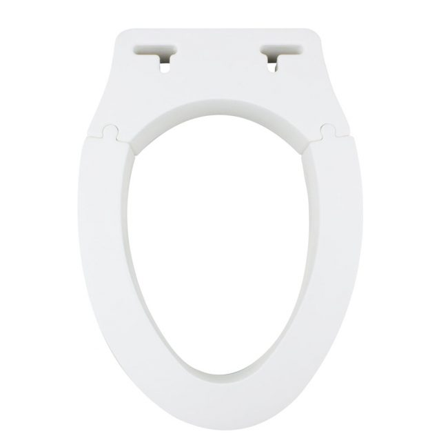Removable Elevated Raised Toilet Seat - Elongated Type