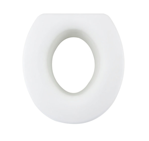 4.9 Inches Quick Install Assisting Elevated Raised Toilet Seat - Round Type A0136C