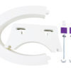 Removable Elevated Raised Toilet Seat - Elongated Type Scatter