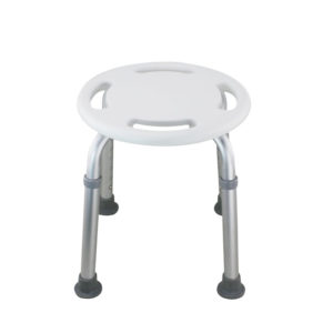 Tool-Free Legs Adjustable Bathroom Safety Round Shower Chair A-0145A
