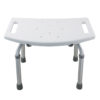 Tool-Free Legs Adjustable Bathroom Safety Shower Tub Bench Chair - Matte Type A0232A
