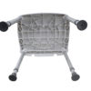 Tool Free Legs Adjustable DURA Shower Tub Chair with Backrest A-0235A Bottom